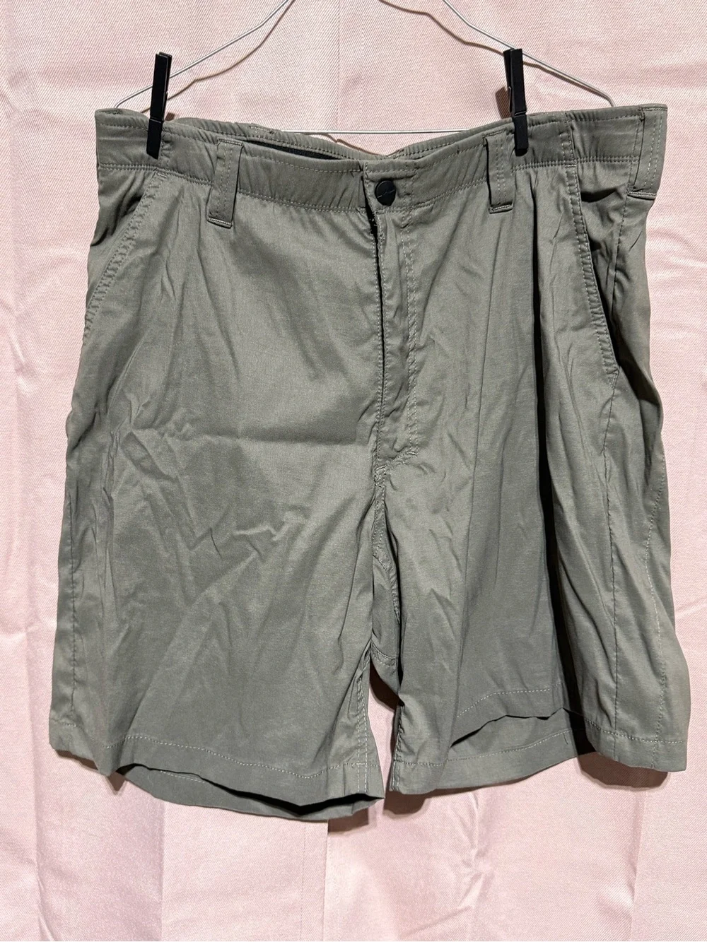 Wrangler Outdoor Series Mens Olive Green Classic Shorts 38 NT974SB
